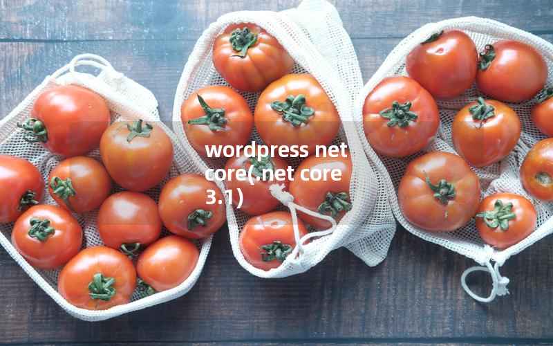 wordpress net core(.net core 3.1)