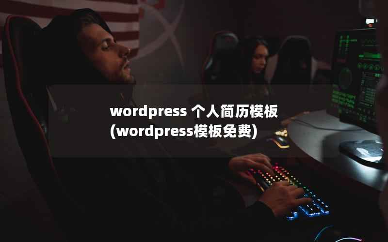 wordpress 个人简历模板(wordpress模板免费)