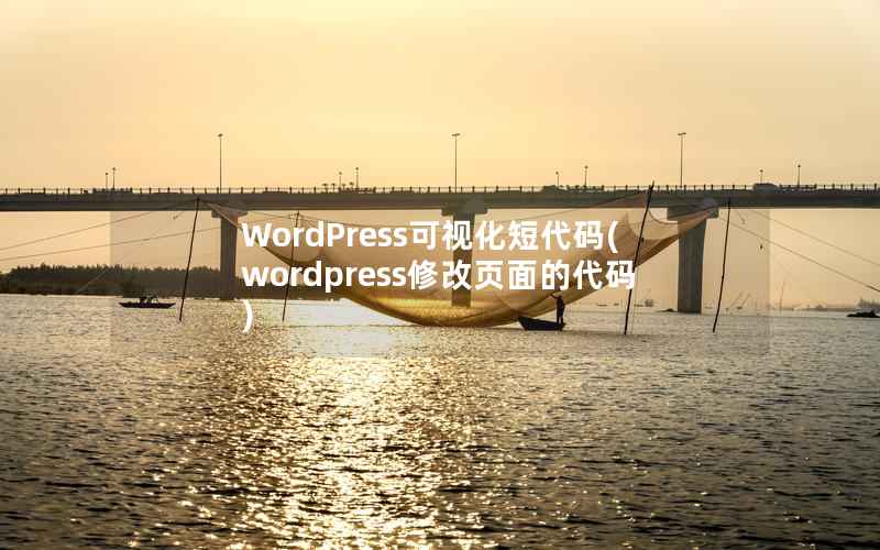 WordPress可视化短代码(wordpress修改页面的代码)