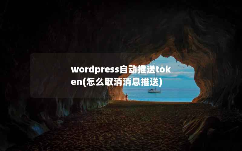 wordpress自动推送token(怎么取消消息推送)