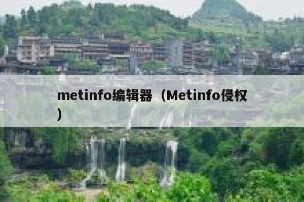 metinfo编辑器（Metinfo侵权）