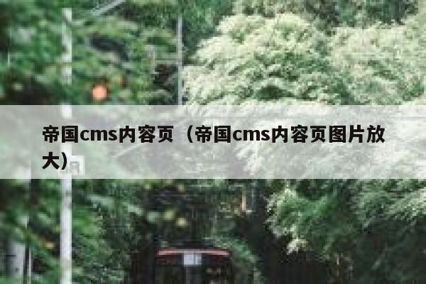 帝国cms内容页（帝国cms内容页图片放大）