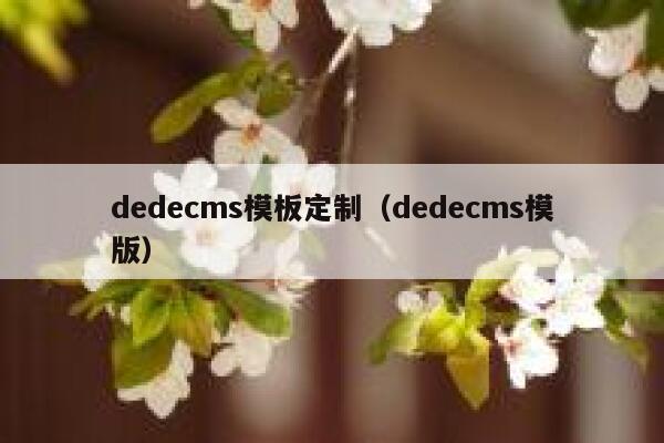 dedecms模板定制（dedecms模版）